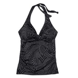 NWT Women’s Halter Tankini Top-Black